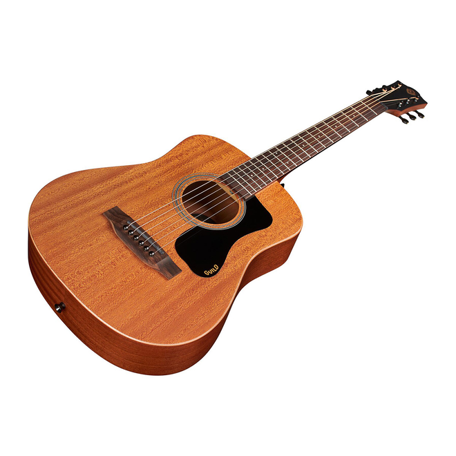 Guild Traveler Mini-Dreadnought Acoustic Guitar, All Mahogany, w/Deluxe Gigbag