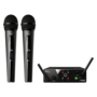 AKG WMS40 Mini Dual Vocal Set Wireless Microphone System, Band A & C