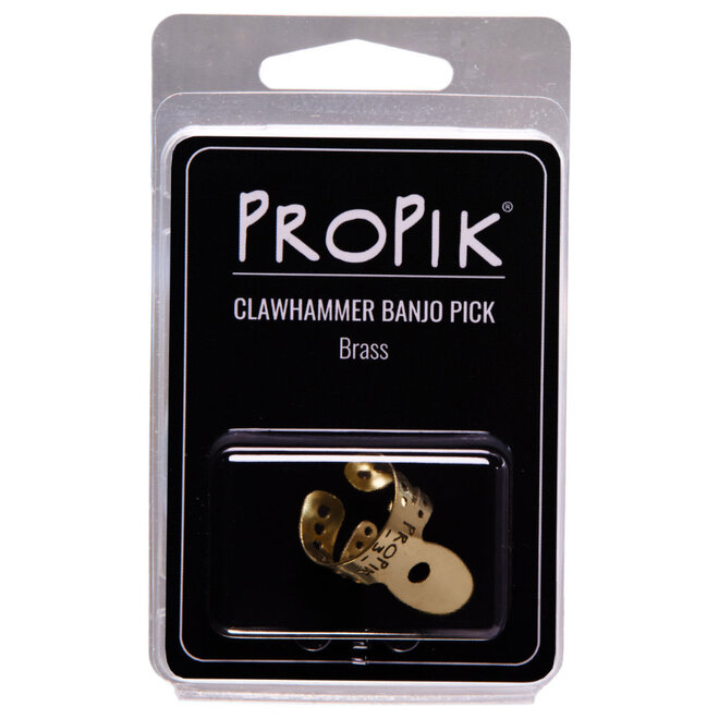 ProPik Clawhammer Banjo Fingerpick, Brass