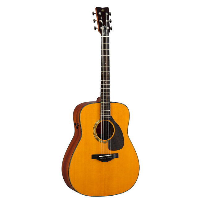 Yamaha FGX5 Red Label Dreadnought Acoustic-Electric Guitar, All Solid Spruce/Mahogany, w/Hardshell Case