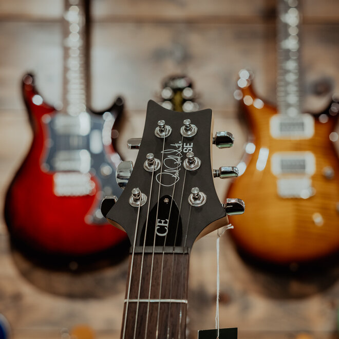 PRS SE CE 24 Standard Satin Electric Guitar, Charcoal, Gigbag