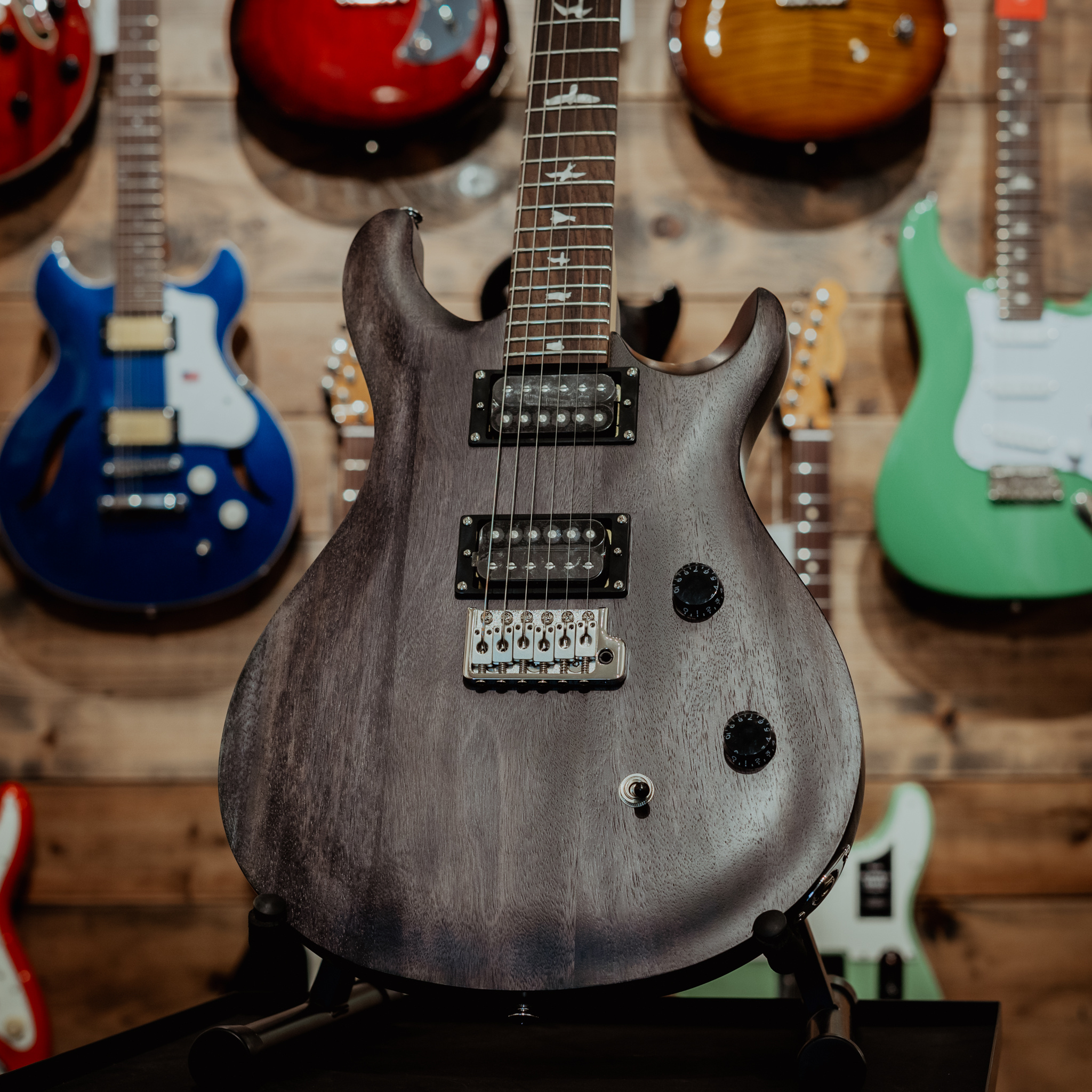 【美品】PRS SE CE 24 Standard Satin Charcoal PRS SE CE 24 Standard Satin Electric Guitar, Charcoal