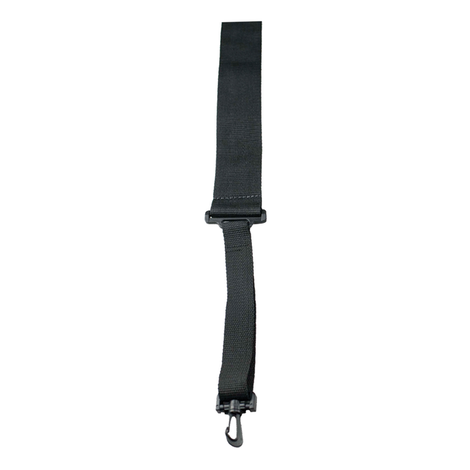 Perri’s 2” Poly Pro Banjo Strap w/Plastic Swivel Hook, Black