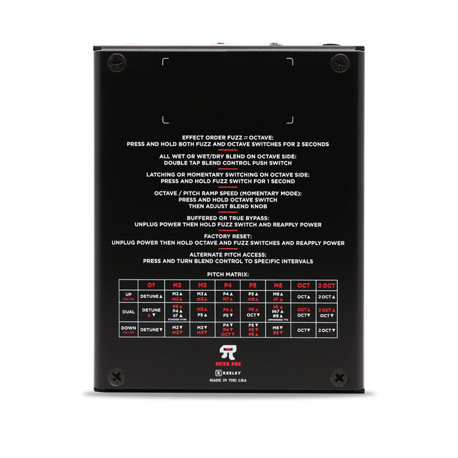 Keeley Octa Psi Transfigurating Fuzz Pedal