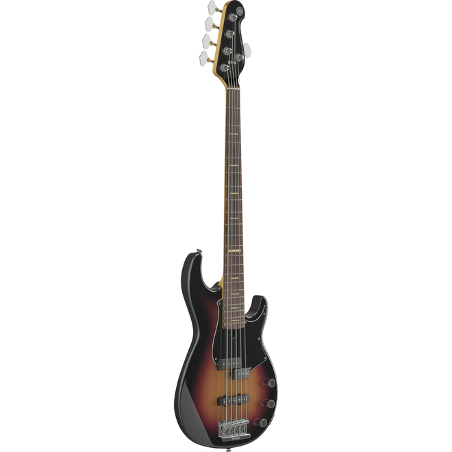 Yamaha BBP35II BB Pro Series Bass Guitar, 5-String, Vintage Sunburst, w/Hardshell Case