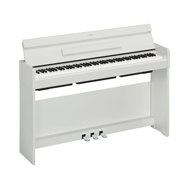 Yamaha Arius YDP-S35 Slim Series Digital Piano w/GHS Keyboard, White, w/Bench