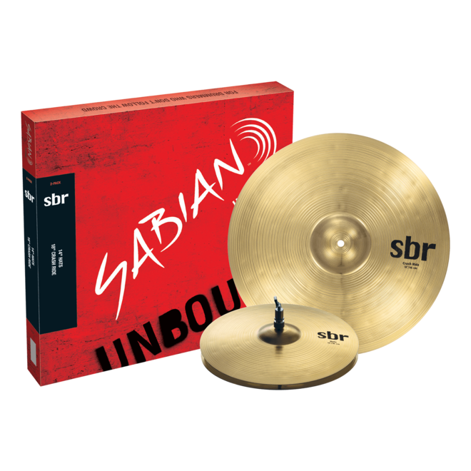 Sabian SBR 2-Pack, 14” Hi-Hats, 18” Crash/Ride