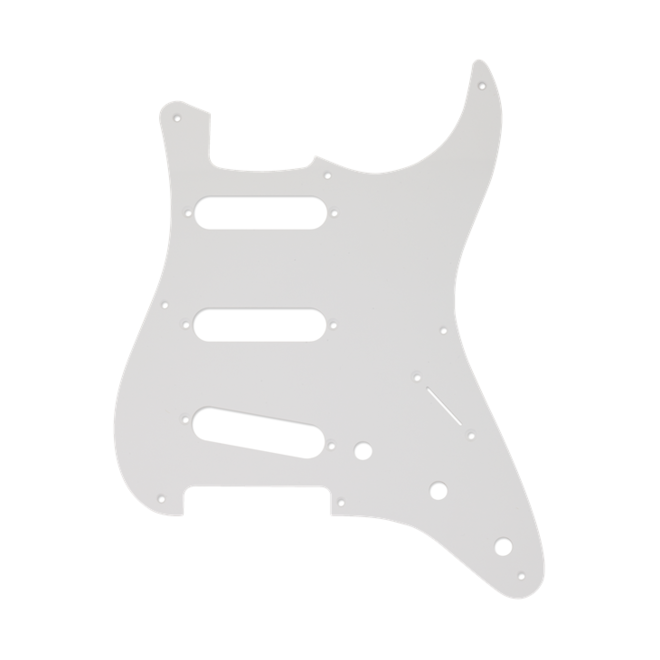 Fender '50s Vintage-Style Stratocaster Pickguard, 8-Hole, White