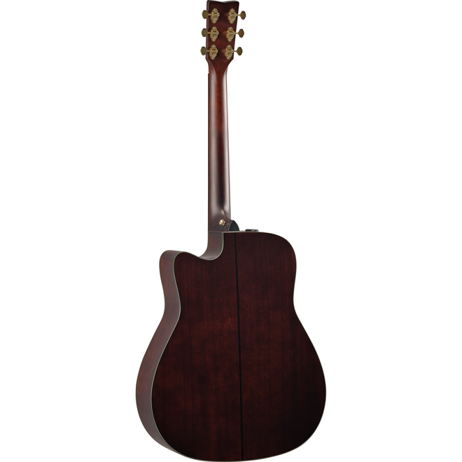 Yamaha TAG3 C TransAcoustic Dreadnought Cutaway Acoustic-Electric Guitar w/Built-In Looper & Effects, Sand Burst, w/Hard Bag
