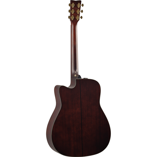 Yamaha TAG3 C TransAcoustic Dreadnought Cutaway Acoustic-Electric Guitar w/Built-In Looper & Effects, Natural, w/Hard Bag