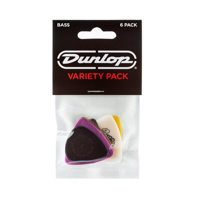 Jim Dunlop Bass Variety Pick Pack (6 Pack)