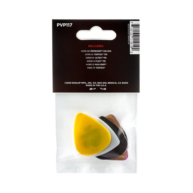 Jim Dunlop Bass Variety Pick Pack (6 Pack)