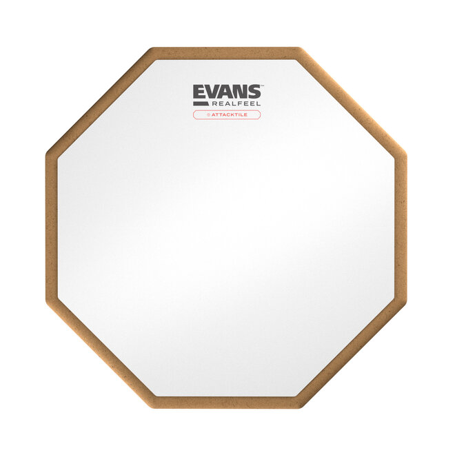 EVANS RealFeel Attacktile Practice Drum Pad, 10"