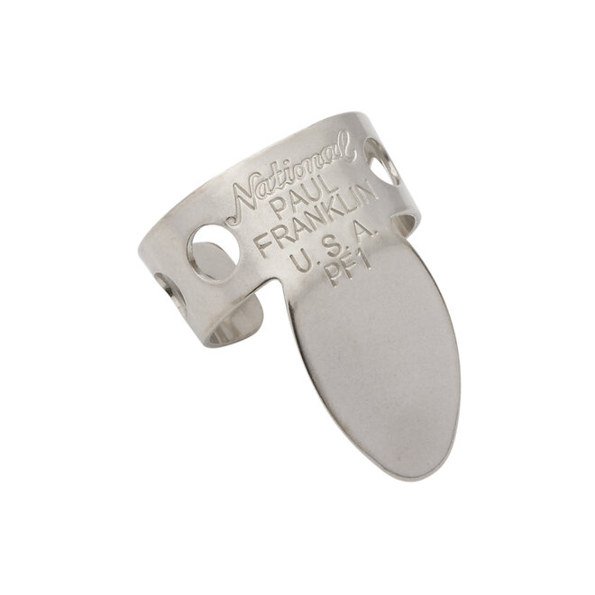 D'Addario Paul Franklin Signature National Fingerpicks, Nickel (4 Pack)