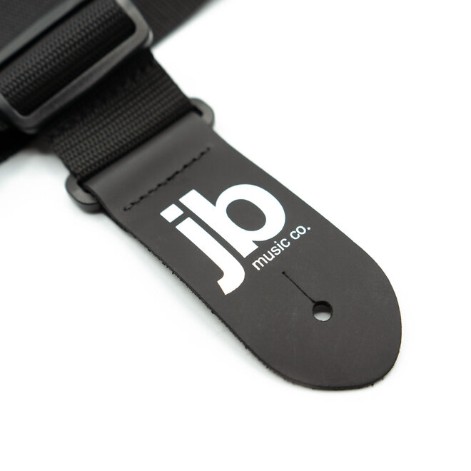 Perri’s 2” Nylon Guitar Strap w/JB Logo, Black