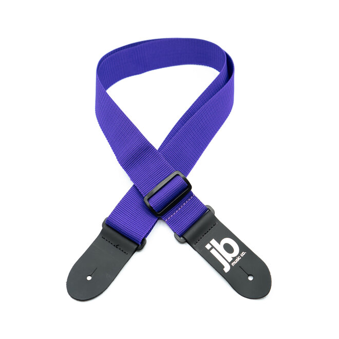 Perri’s 2” Nylon Guitar Strap w/JB Logo, Purple