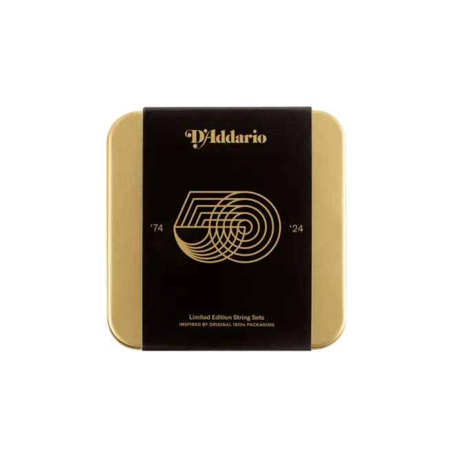 D'Addario 50th Anniversary Gold String Tins