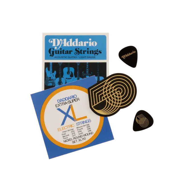 D'Addario 50th Anniversary Gold String Tins