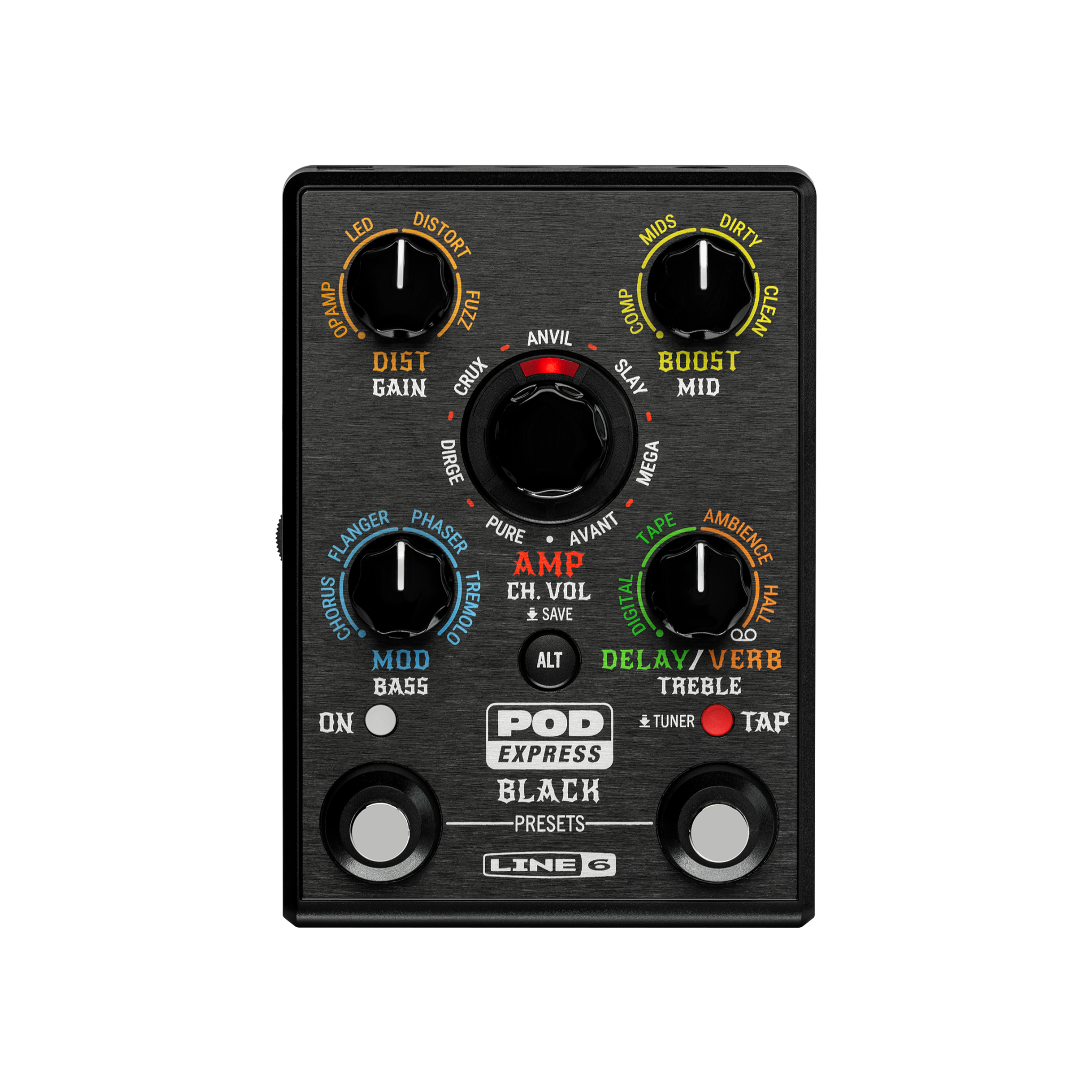 最安値級価格 Line 6 POD Express Guitar Effects Processor Pedal, Black ギター
