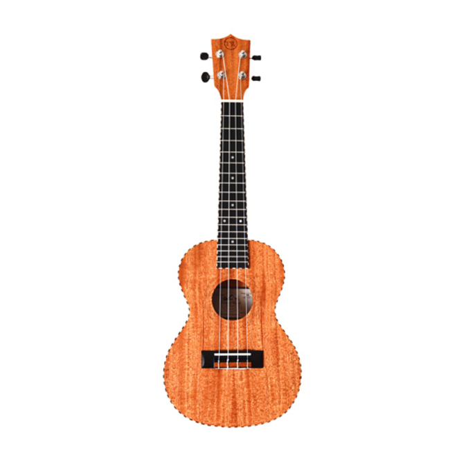 Twisted Wood TO-100C TW Original Concert Ukulele, Laminate Mahogany, w/Gigbag