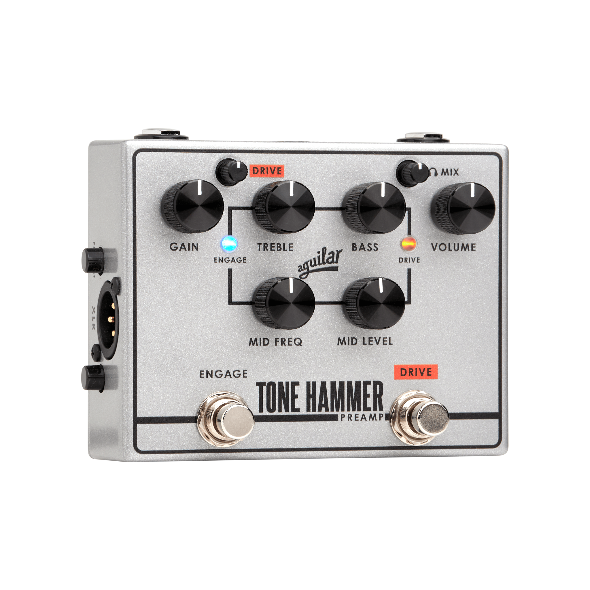 Aguilar Tone Hammer Silver Anniversary Bass Pedal DI