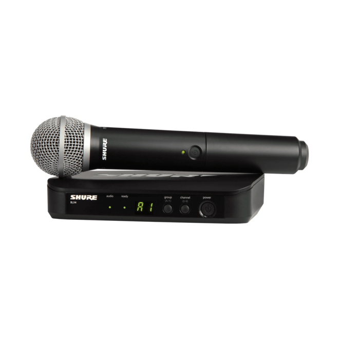 Shure BLX24/PG58 Wireless Vocal System w/PG58 (Freq: H10)