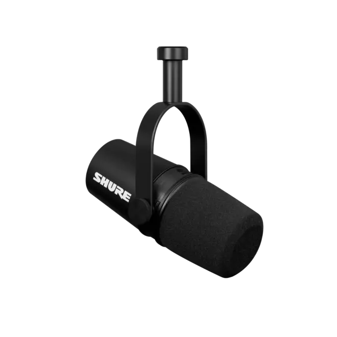 Shure MV7X XLR Podcast Microphone, Black