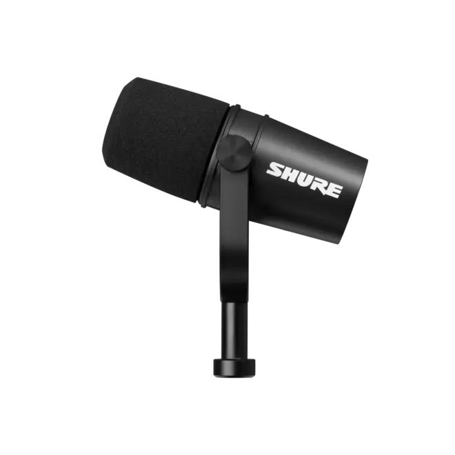 Shure MV7X XLR Podcast Microphone, Black