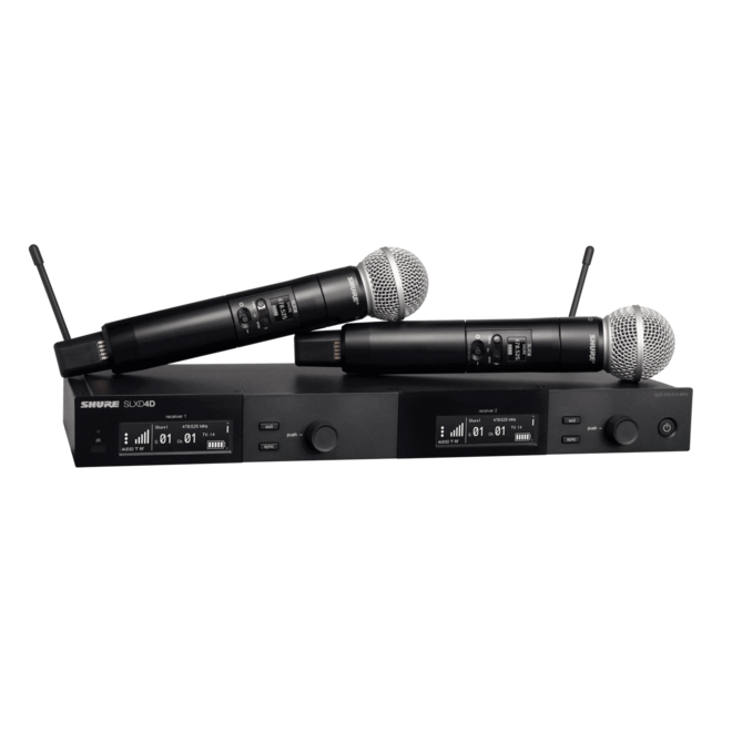 Shure SLXD24D/SM58 Wireless Dual Vocal System w/2x SM58 (G58)