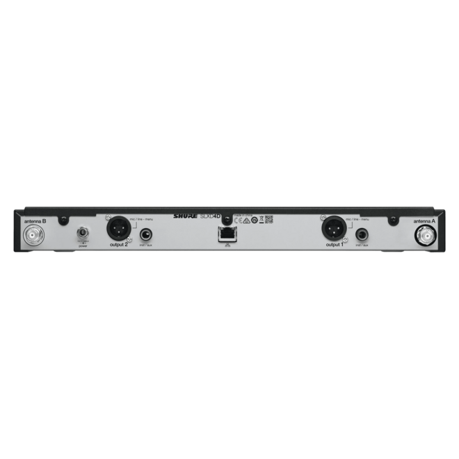 Shure SLXD4D Dual-Channel Wireless Receiver (G58)