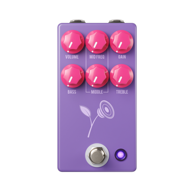 JHS The Violet Lari Basilio Signature Distortion Pedal, Purple