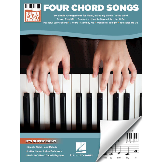 Hal Leonard Super Easy Songbook Series, Four Chord Songs