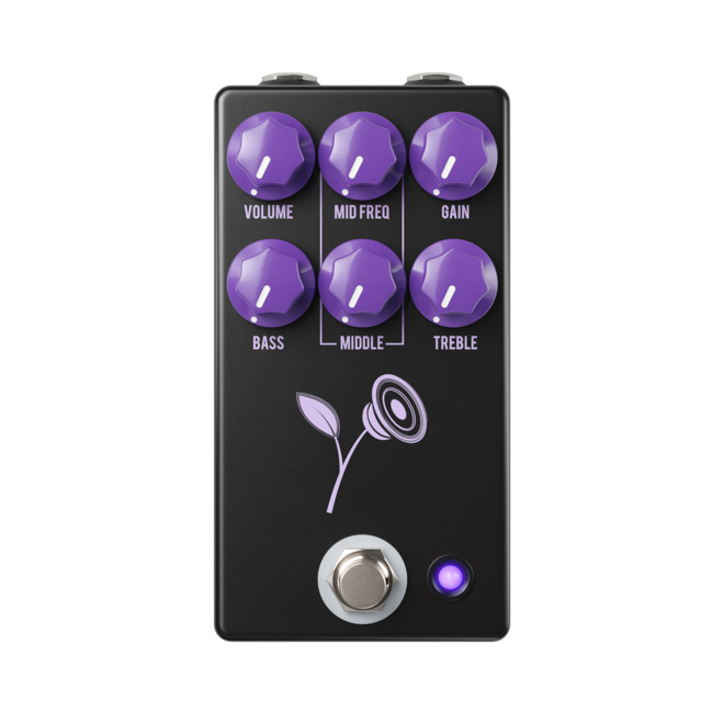 JHS Pedals The Violet Lari Basilio Signature Distortion Pedal, Black