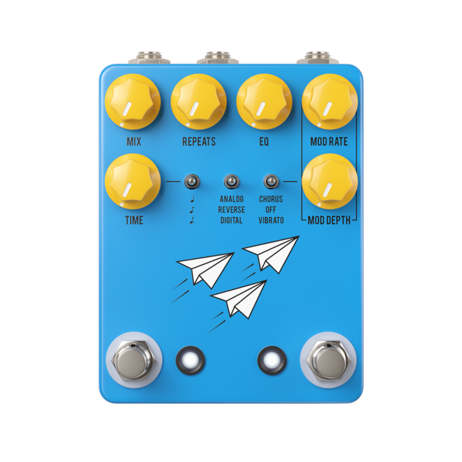 JHS Pedals Flight Delay Pedal, Blue