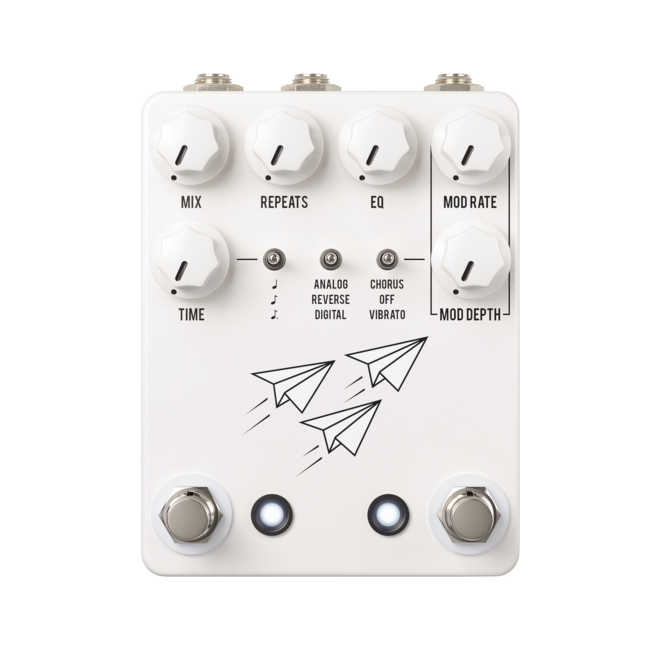 JHS Pedals Flight Delay Pedal, White