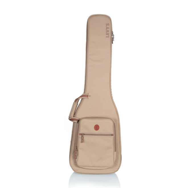 Levy's 200 Series Deluxe Bass Guitar Gigbag, Tan