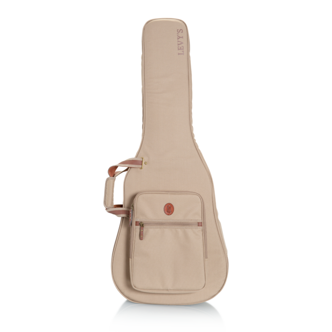 Levy's 200 Series Dreadnought Acoustic Guitar Gigbag, Tan