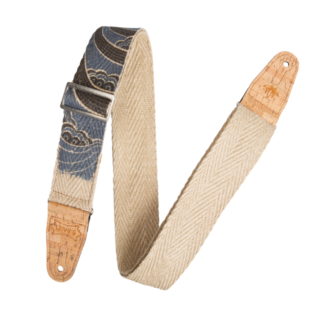Levy’s Vegan Hemp Series 2” Hemp Guitar Strap, Island