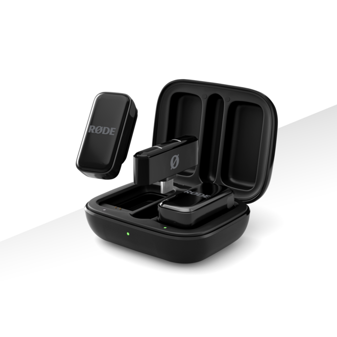 RODE Wireless Micro Ultra-Compact Wireless Microphone System, USB-C, Black