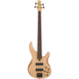 Yamaha TRBX604FM TRBX 600 Series Bass Guitar, 4-String, Natural Satin, Flame Maple Top