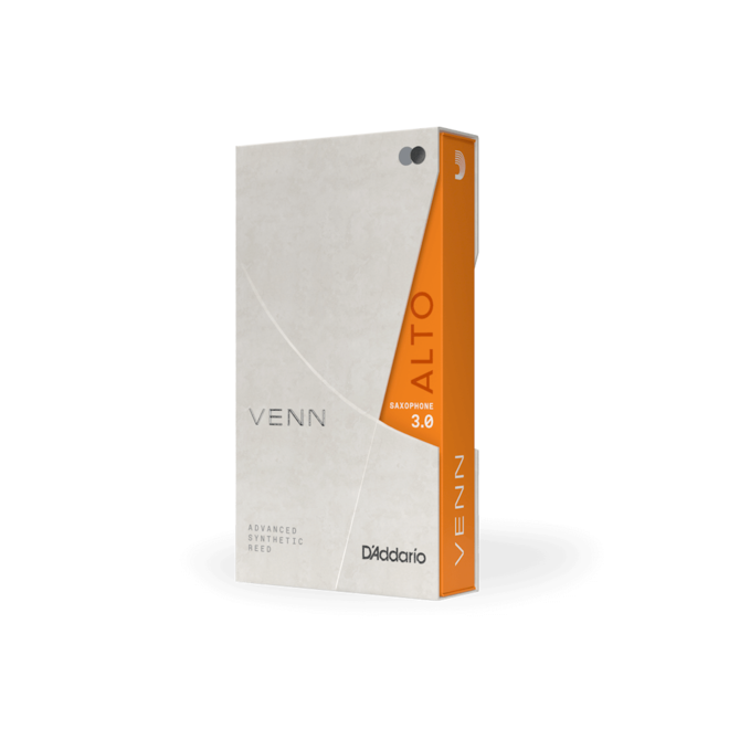 D'Addario VENN Synthetic Alto Saxophone Reed, 3.0