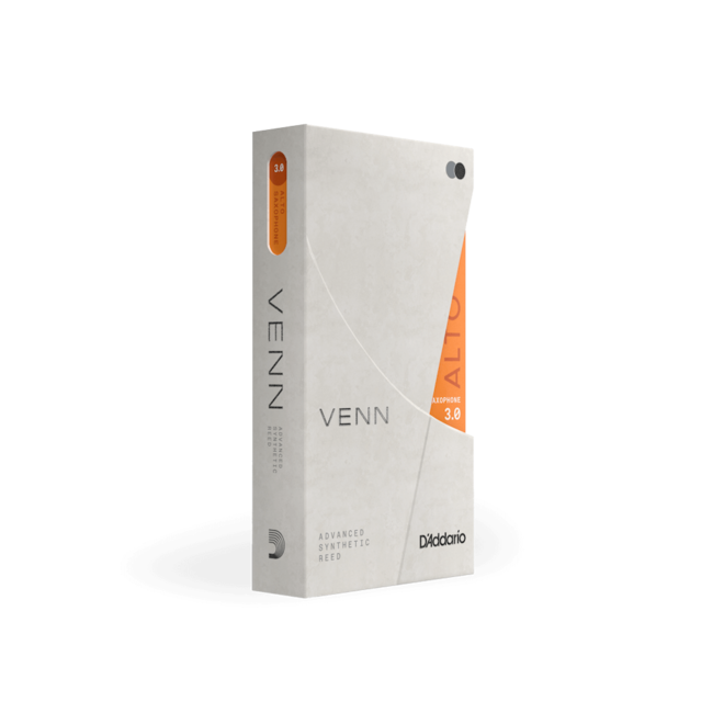 D'Addario VENN Synthetic Alto Saxophone Reed, 3.0