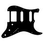 Stratocaster Pickguard, 11 Hole, HSS, 1 Ply, Matte Black