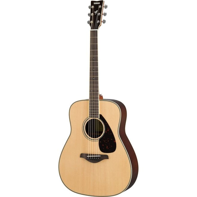Yamaha FG830 Dreadnought Acoustic Guitar, Natural