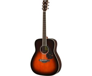 Yamaha FG830 Dreadnought Acoustic Guitar, Tobacco Brown Burst