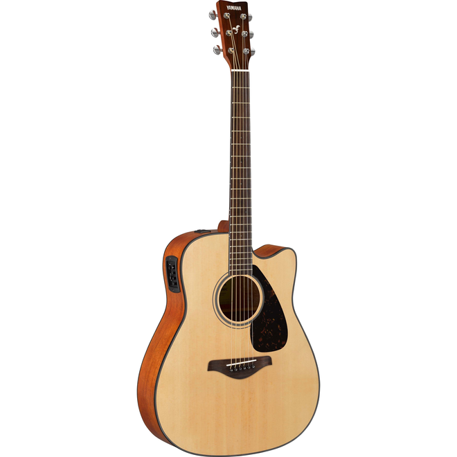 Yamaha FGX800C Dreadnought Cutaway Acoustic-Electric Guitar, Natural