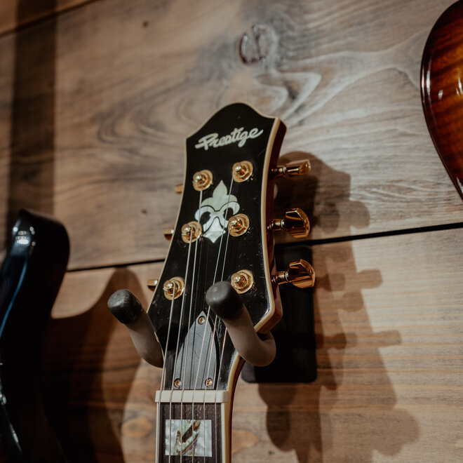 Prestige Musician Pro TR Semi-Hollow Electric Guitar Bigsby B7, Trans Red w/Case