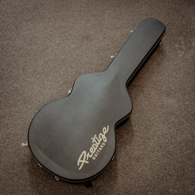 Prestige Musician Pro TR Semi-Hollow Electric Guitar Bigsby B7, Trans Red w/Case