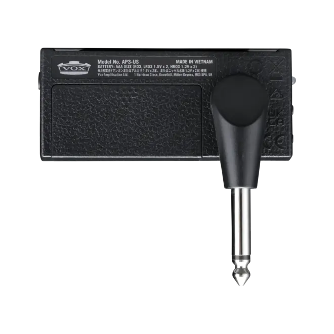 Vox amPlug 3 Practice Headphone Amplifier, US Silver