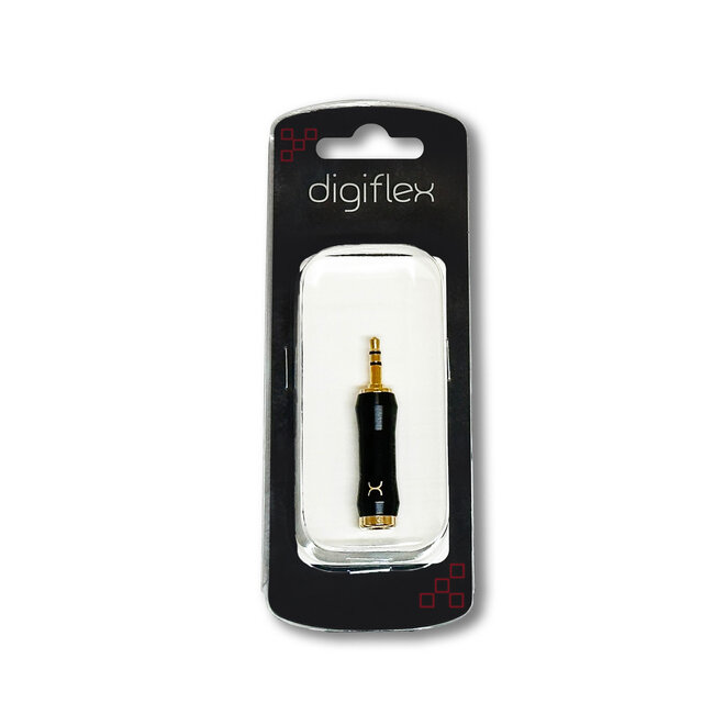 Digiflex Performance Series Adaptor, 1⁄8" TRS Male to 1/4" TRS Female
